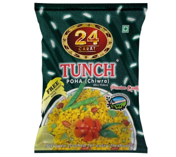 24 Carat Tunch Poha (Chiwra – Rice Flakes) – 400 gm